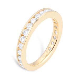 18KT Yellow Gold Diamond Band