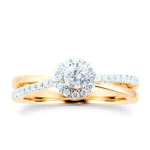 18KT Yellow Gold Diamond Ring